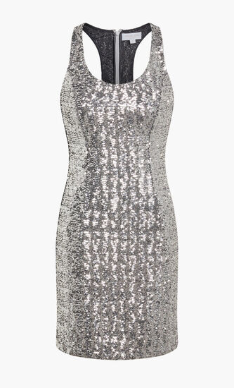 SEQUINS TANK DRESS