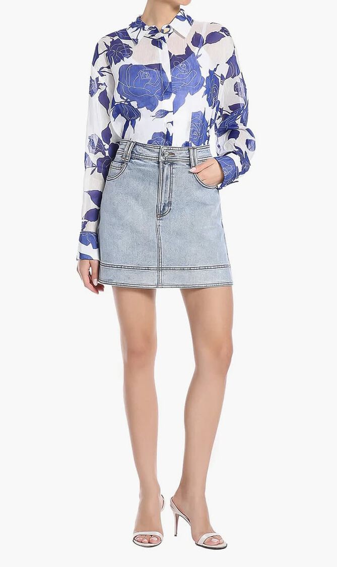 EMBRACE DENIM MINI SKIRT