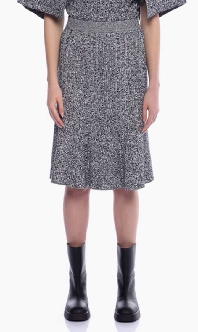 Mouline Rib Knit Skirt