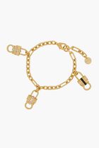 Gancini Padlock Charms Bracelet
