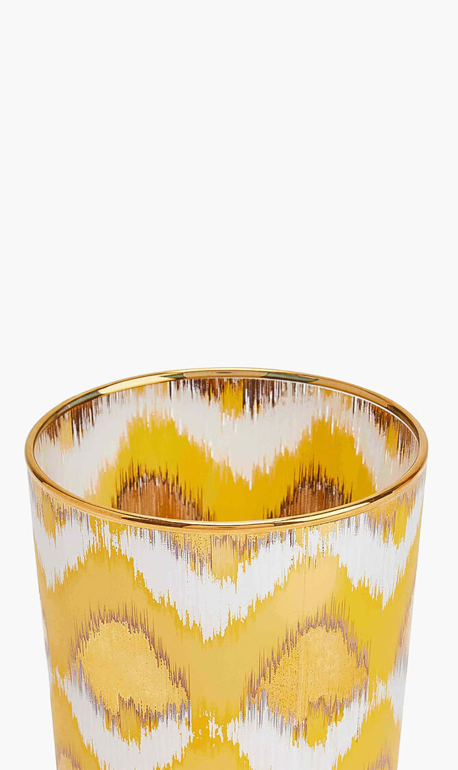Ikat Tumbler Glass