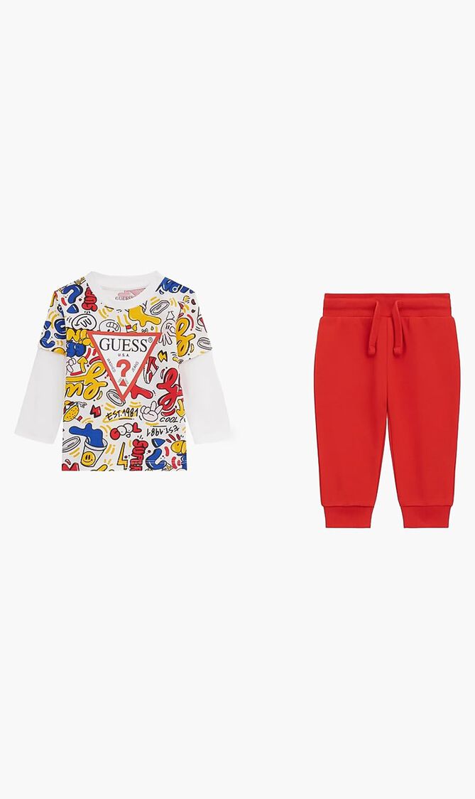 Set Ls T-Shirt+Active Pants