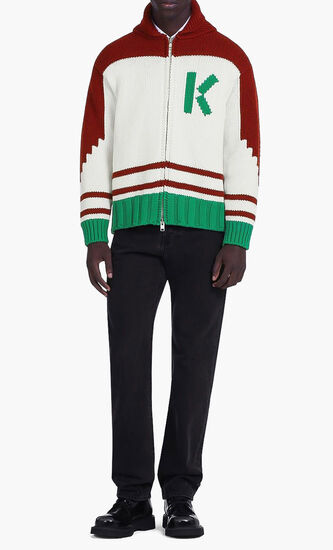 Seasonal Graphic Cardigan Jacket