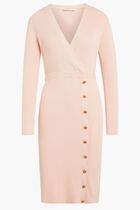 Front Button Sweater Dress