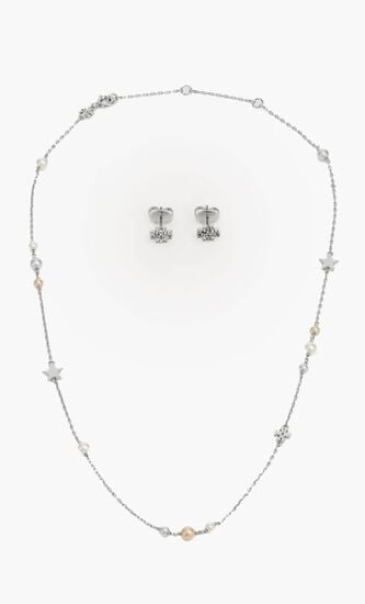 Kira Necklace and Stud Earring Set