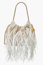 Mini Fleming Feather Drawstring  Bag