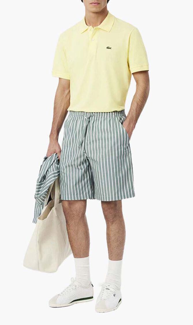 Relaxed Fit Striped Shorts