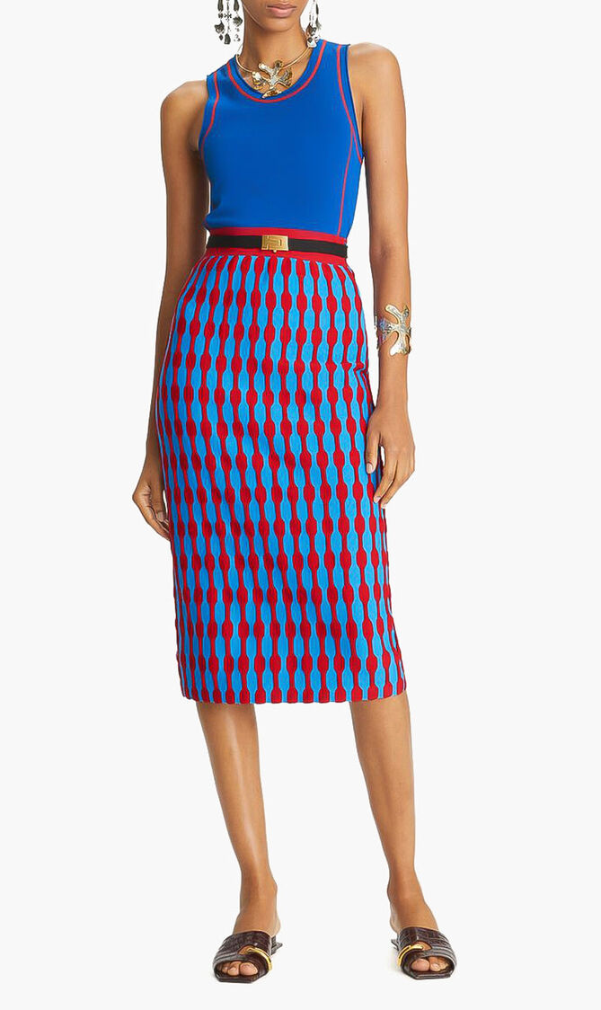 Viscose Cropped Knit Tank Top