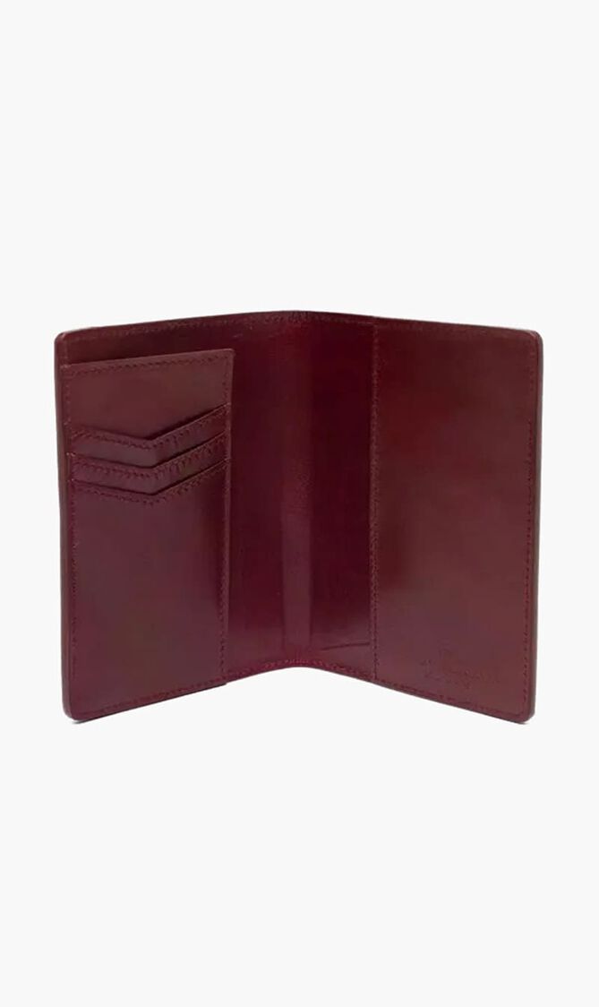 Monogram-pattern Passport Holder