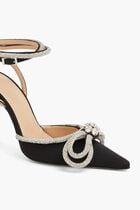 Double Bow Satin Pumps Double Bow Satin Pumps