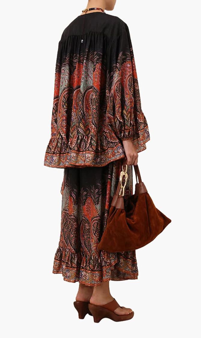 RHIANNON RUFFLE BILLOW BLOUSE