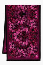 STOLE 70X200 ORCHIDS PRINT SILK CRESPUS BRULE' ART