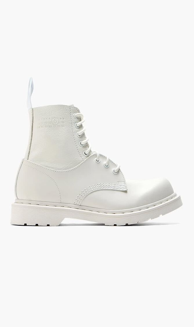 1460 8 EYE NO STEEL TOE MM6 X DR MARTENS