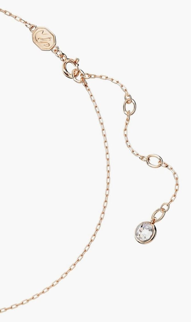 SJC CEX ICONIC SWAN NECKLACE PENDANT GRE/ROS