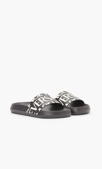 POOL SLIDES AO PRINT VERSACE WORDING