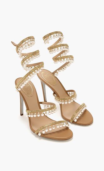 Gold Satinm.Sunshine Strass-Pearls