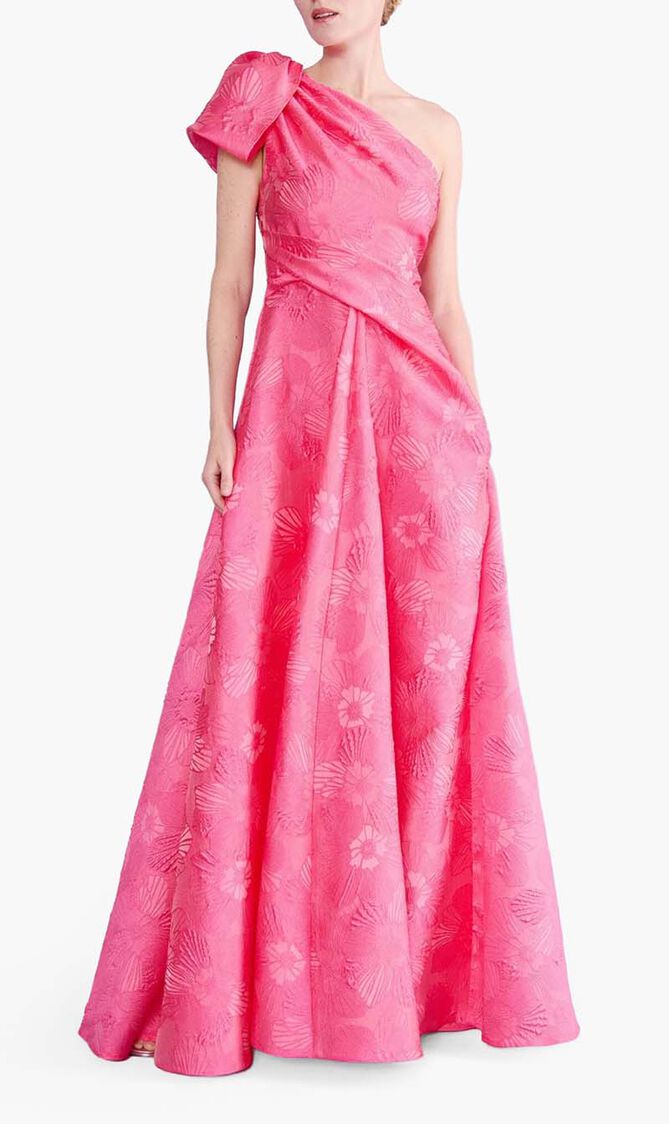 Anemone Jacquard Long Dress