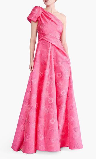 Anemone Jacquard Long Dress