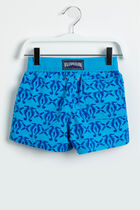 Embossed Print Swim Trunks