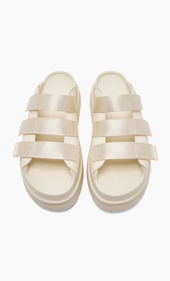 Golden Glow Slide Sandals