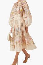 ILLUMINATE DRAWN MIDI SKIRT