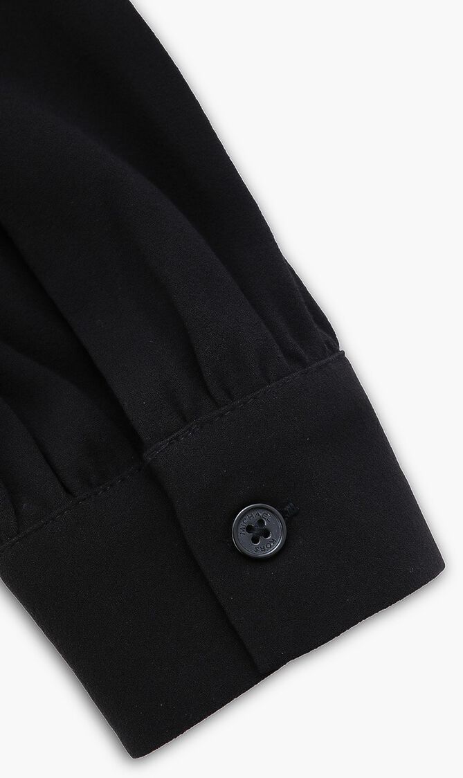 Long Puff Sleeve Blouse