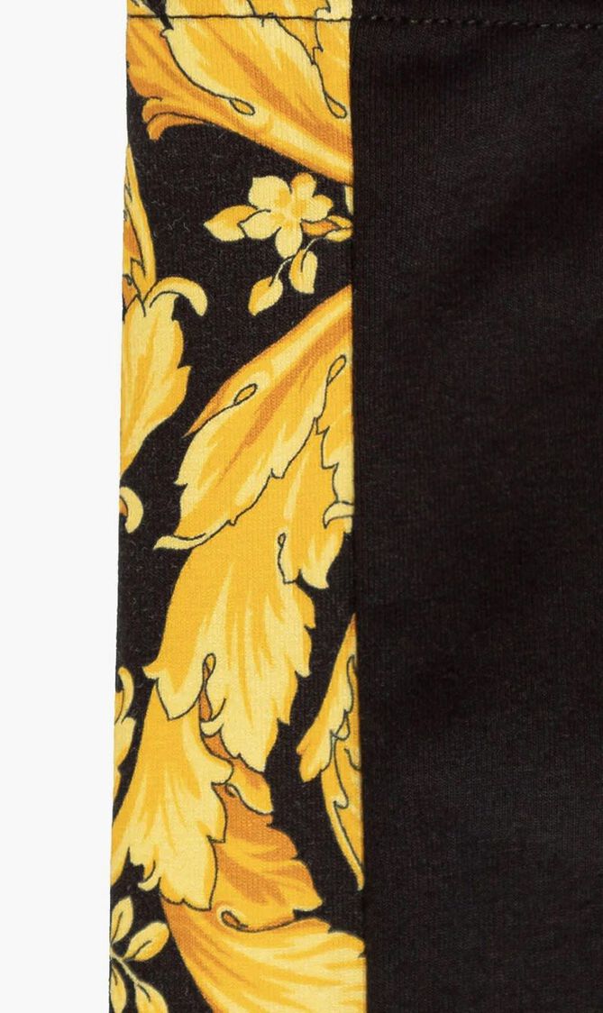 Barocco Print Cotton Leggings