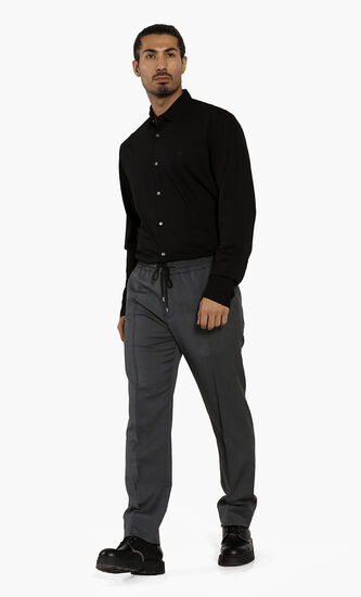 Casual Wool Sporty Trouser