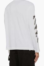 DIAGS BIT BOOK SKATE LS TEE WHITE BLACK