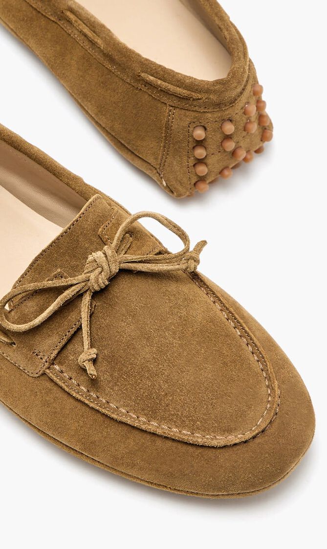 DRIVER MOCCASIN CALF SUEDE