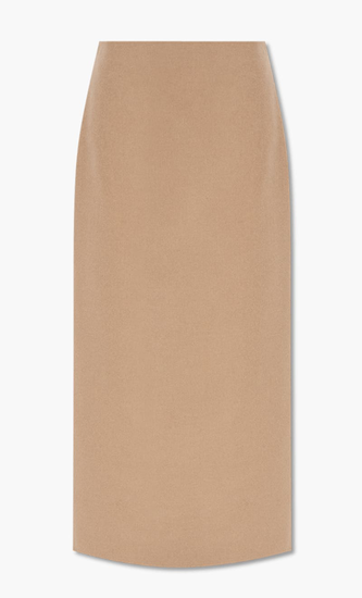 Pencil Wool Skirt
