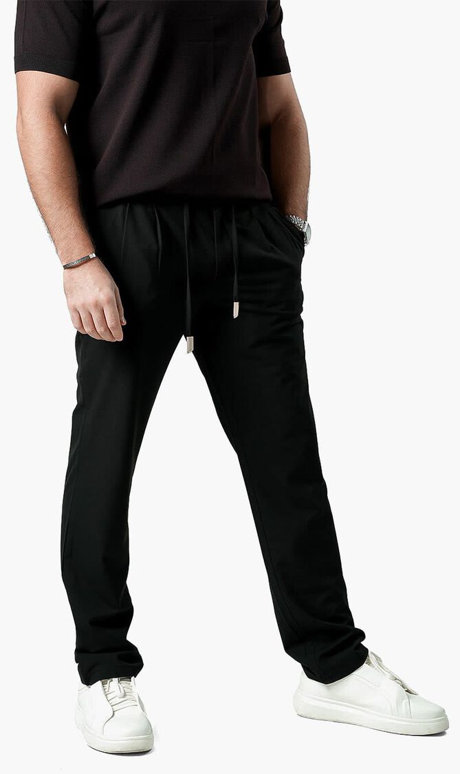 ANGELO KAHEL TROUSERS BLACK PNT 6084