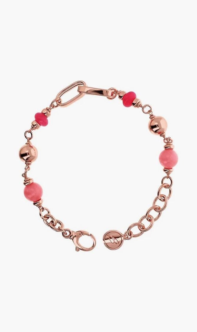 Natural Stone Link Bracelet