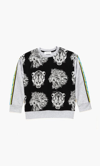 Panther Print Sweatshirt
