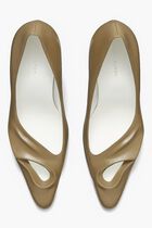 SCULPTED PEEP TOE PUMP 90MM
