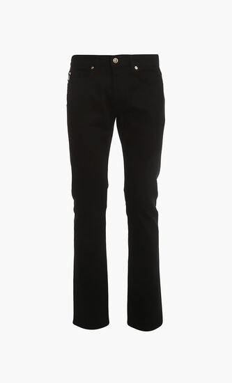 DENIM/JEANS PANTS RINSED STRETCH ECO DENIM BLACK/WHITE