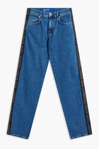 KLJ STRAIGHT LOGO DENIM