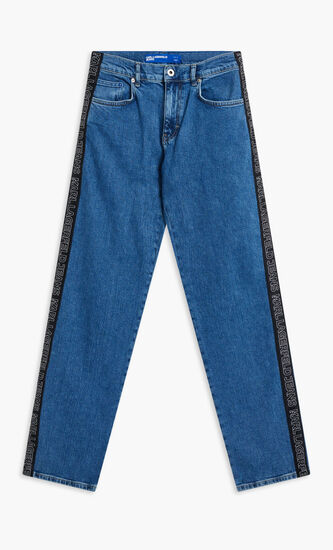 KLJ STRAIGHT LOGO DENIM