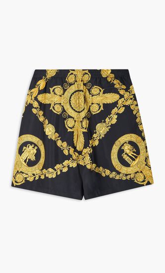 SHORTS HERITAGE-PRINT SILK TWILL FABRIC