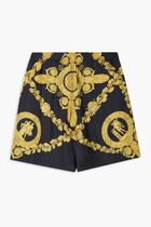 SHORTS HERITAGE-PRINT SILK TWILL FABRIC SHORTS HERITAGE-PRINT SILK TWILL FABRIC