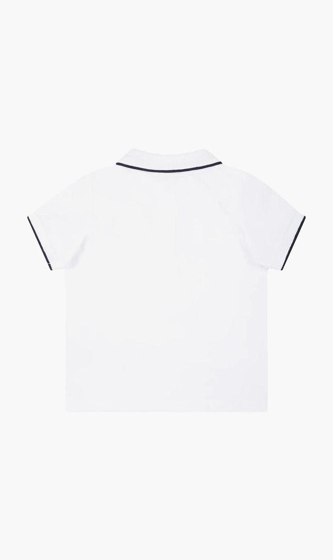 Polo Shirt With Contrasting Stripes