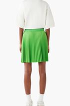 Short Pleated Elastic Waist Skirt