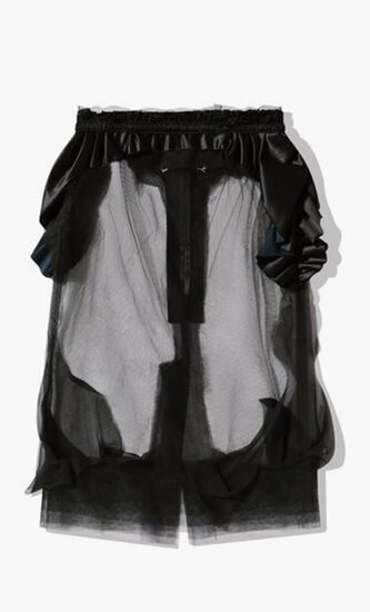 Ruffled Tulle Skirt