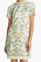 SILK FRONT T-SHIRT DRESS