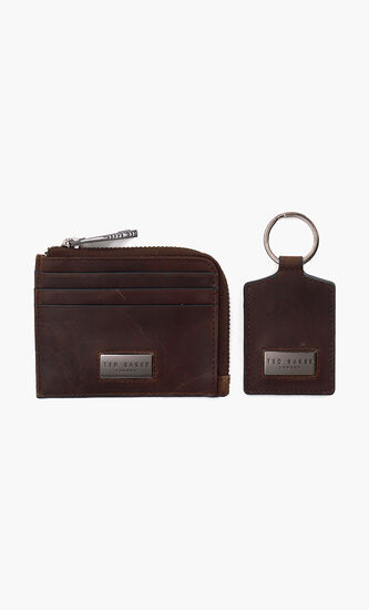 Keyring and Small Wallet Gift Set