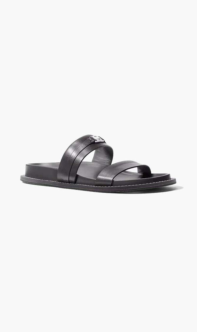 Mandy Leather Flat Sandals