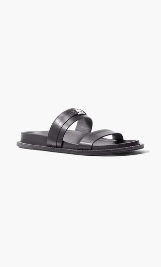 Mandy Leather Flat Sandals
