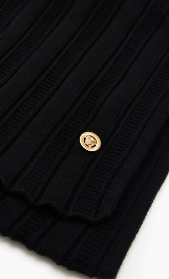 Medusa Ribbed Knit Scarf