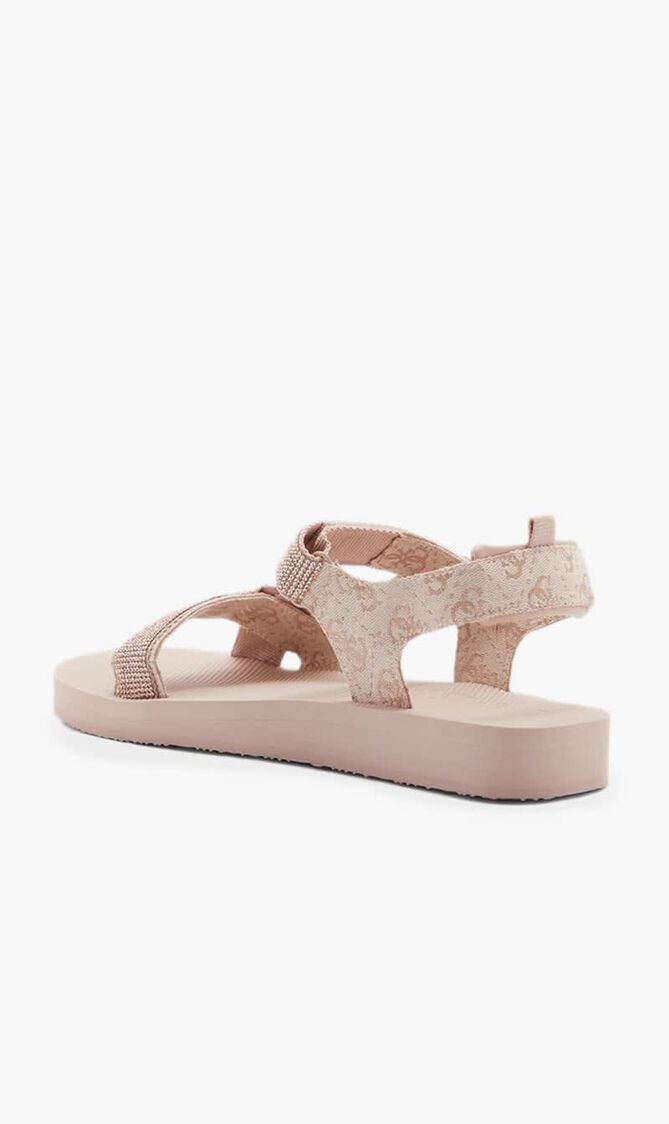 NYLAHA EVA SLIPPER 4G DULL JACQUARD ZW230317GRIBBONFEZ NAPPA PUGLASS STONES