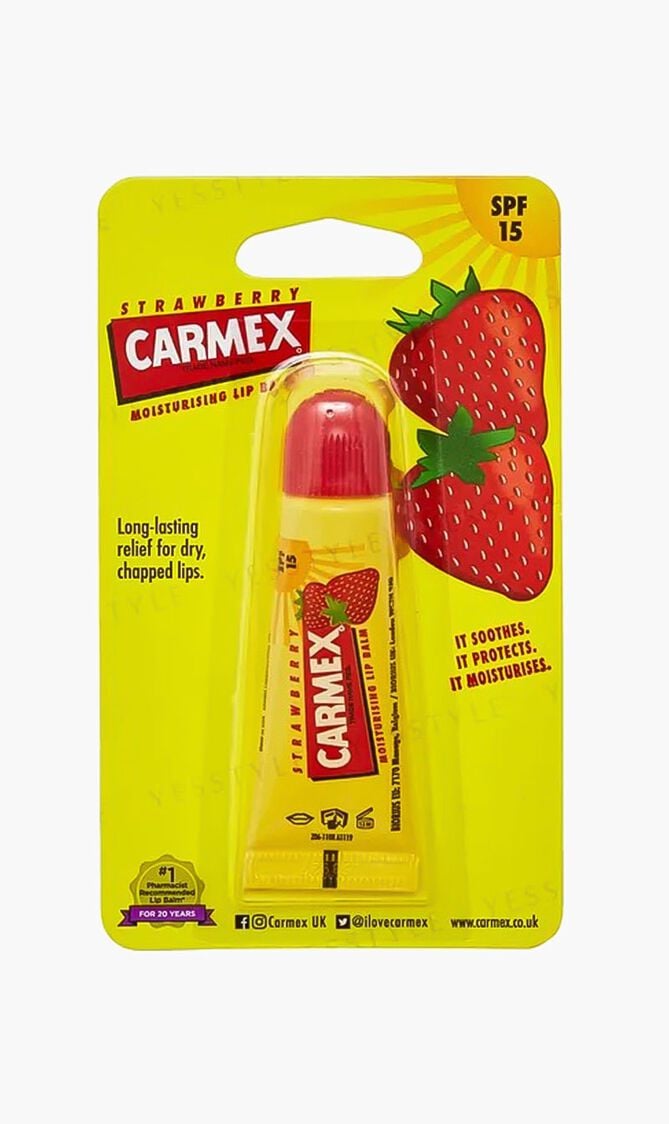 Carmex Strawberry Lip Balm Tube